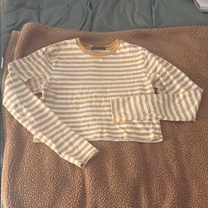 Brandy Melville Striped Crop Top